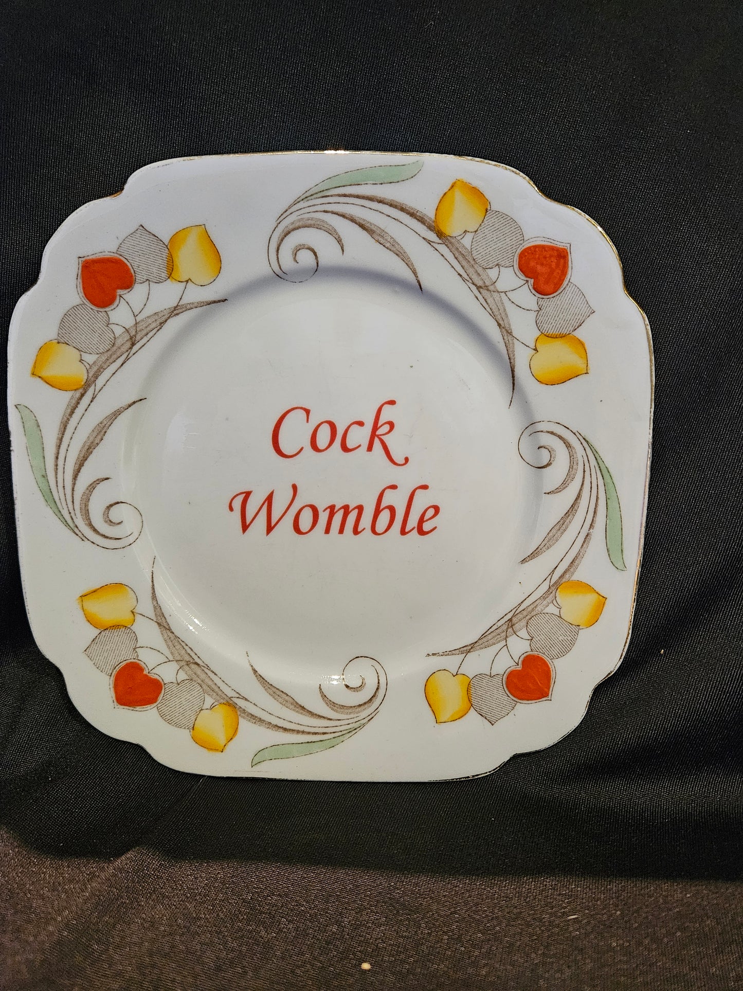 Cock Womble Plate