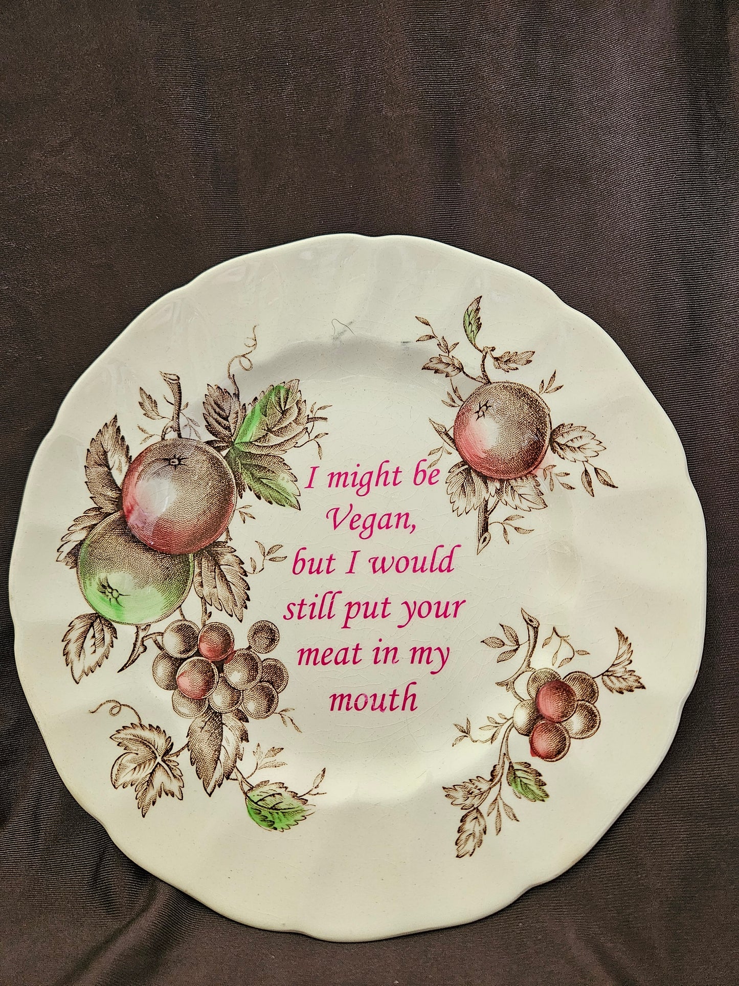 I might be Vegan, but I would still put your meat in my mouth Plate