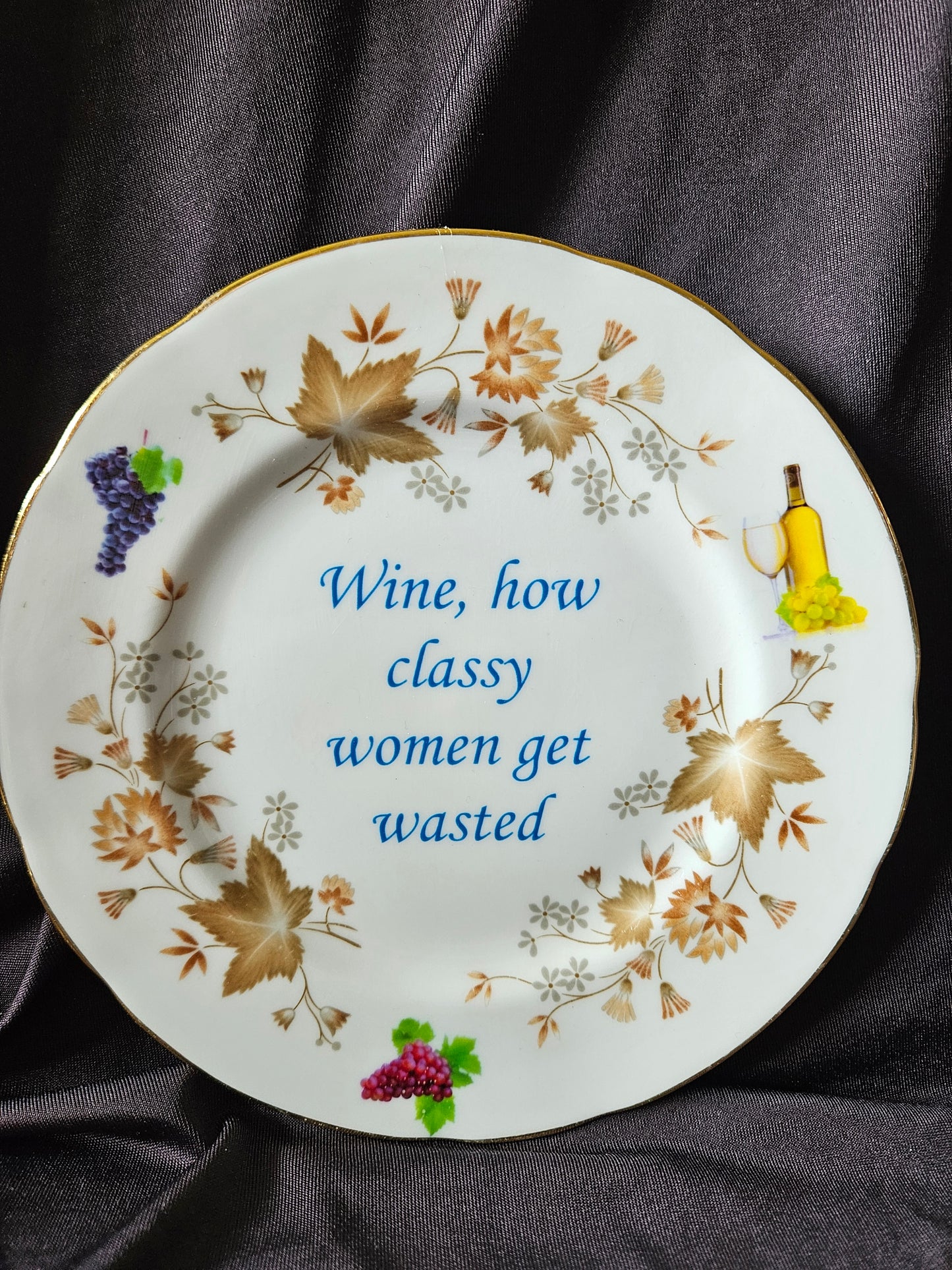 Wine, how classy women get wasted Plate