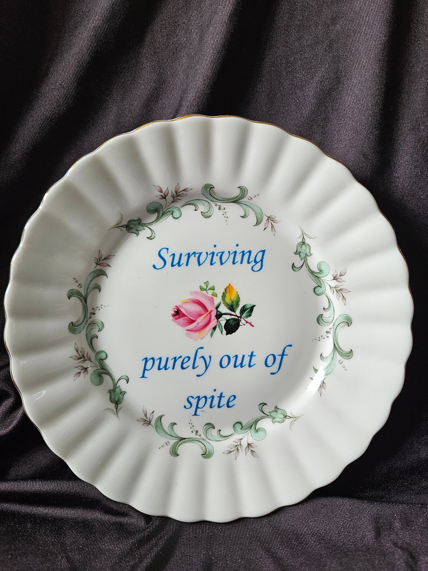 Surviving purely out of spite Plate
