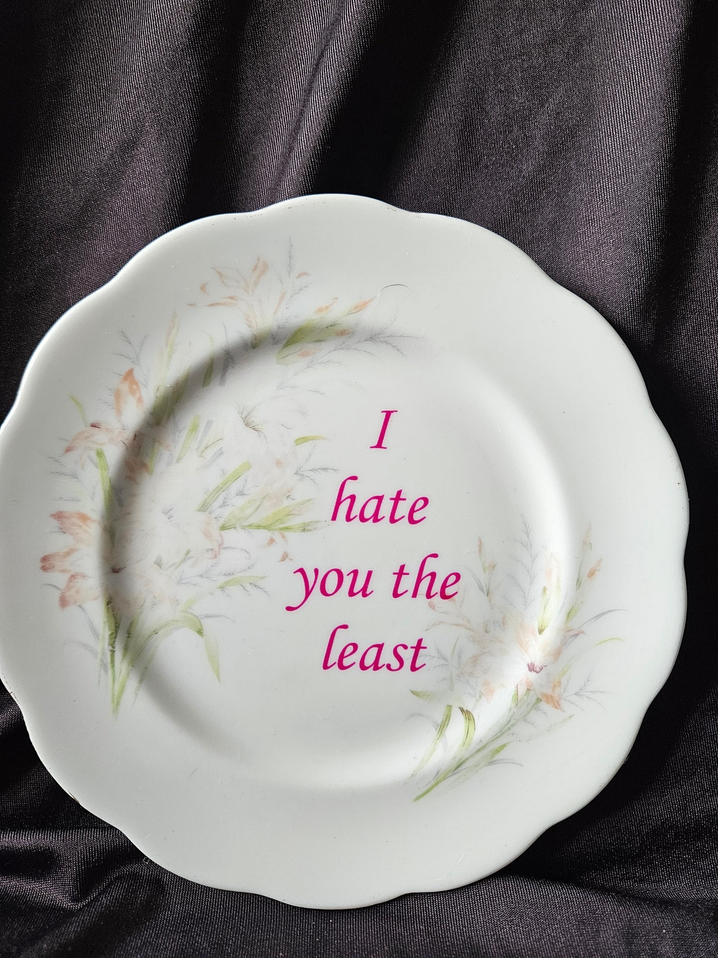 I hate you the least Plate