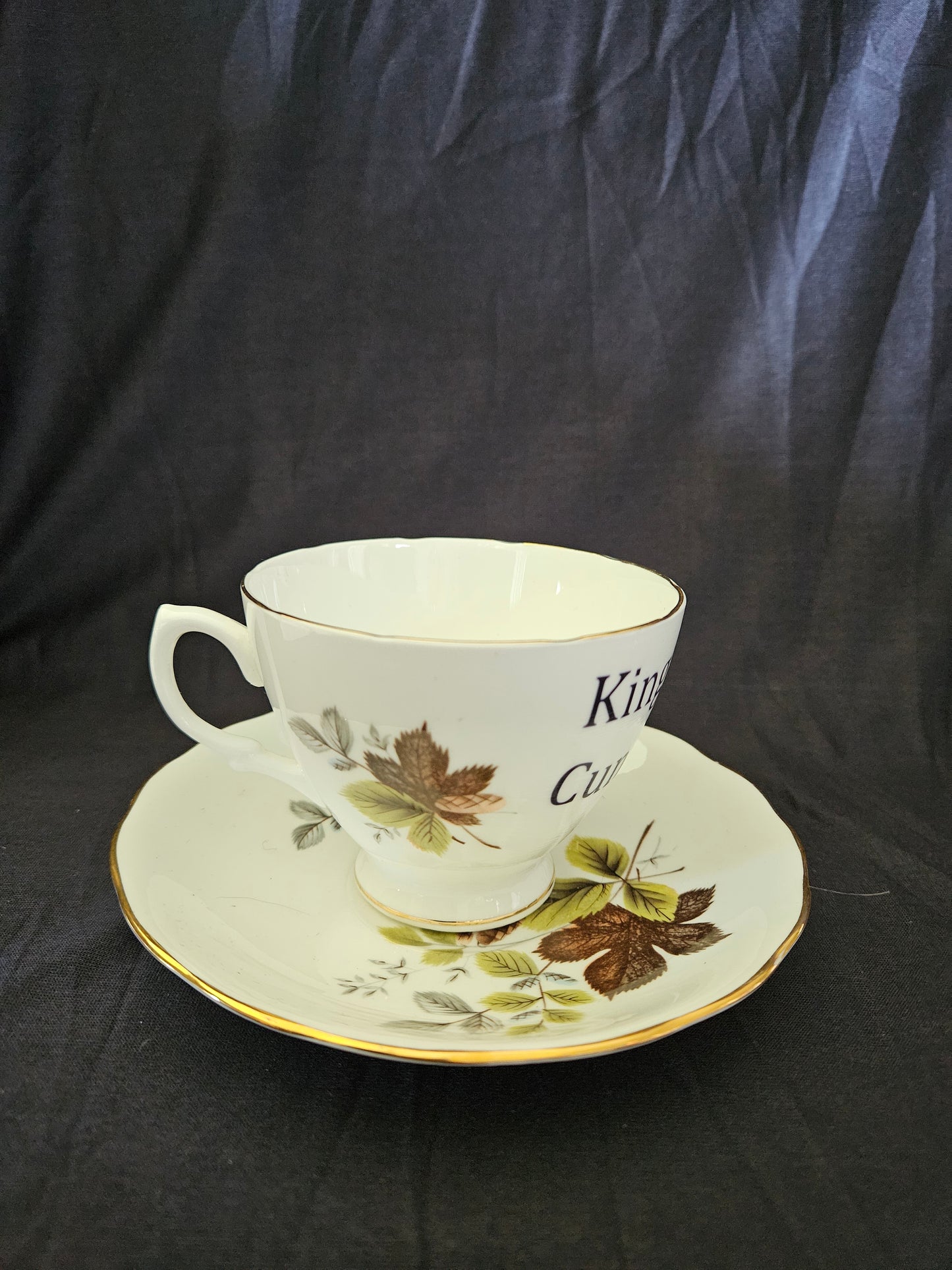 King Cunt teacup and saucer