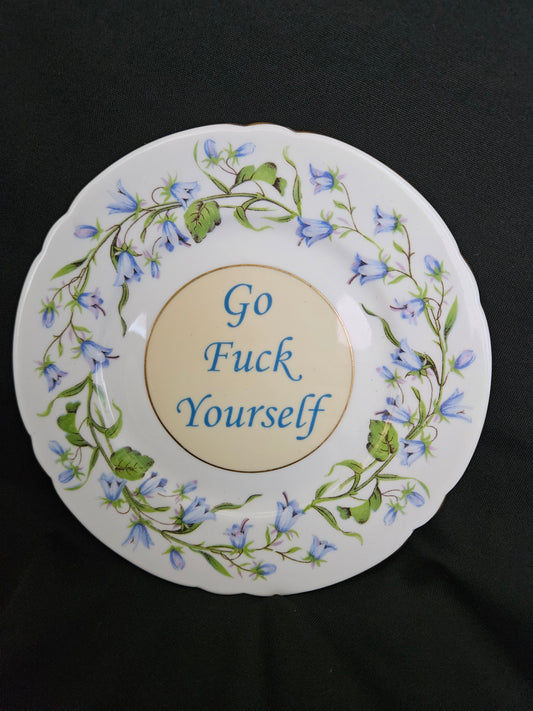 Go fuck yourself Plate