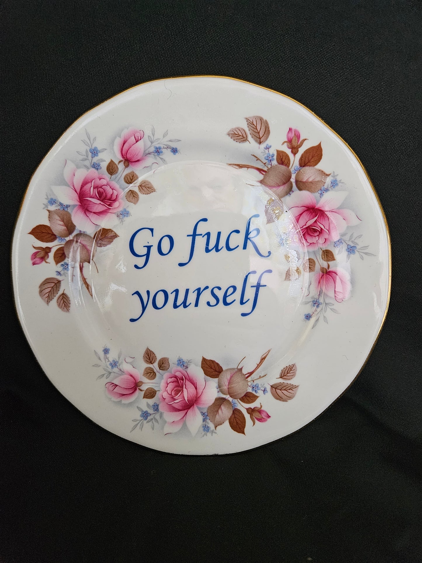 Go fuck yourself Plate