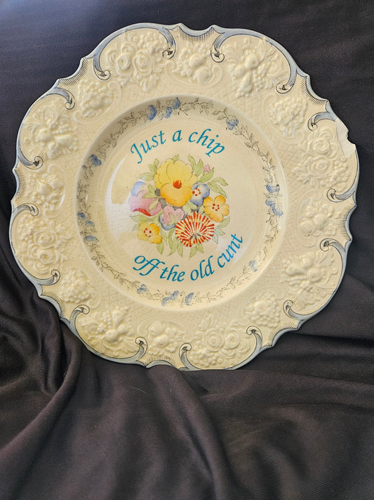 Just a chip off the old cunt Plate