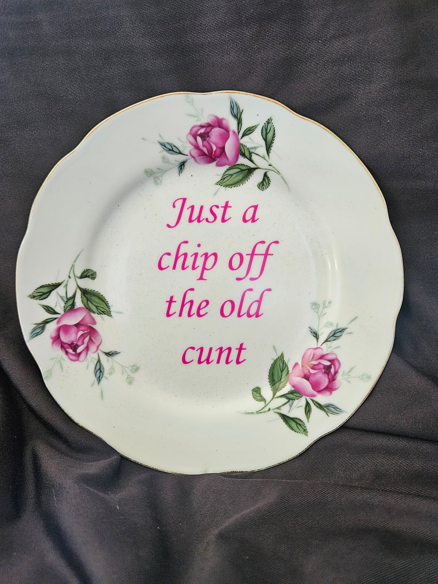 Just a chip off the old cunt Plate