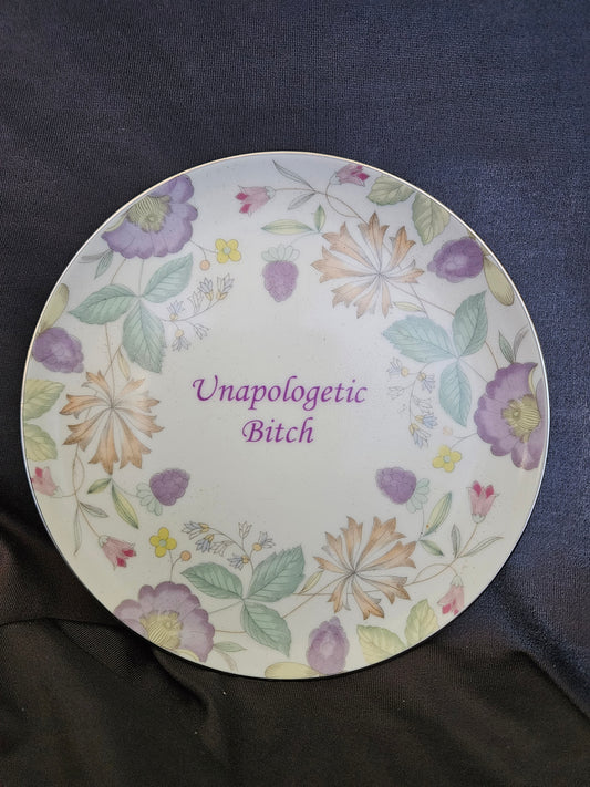 Unapologetic Bitch Plate