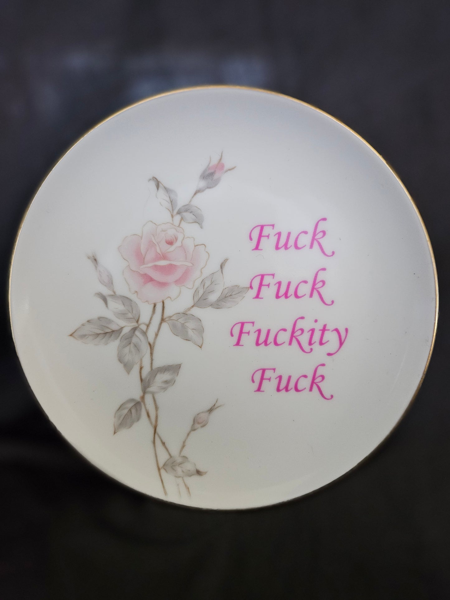 Fuck, fuck, fuckity, fuck Plate