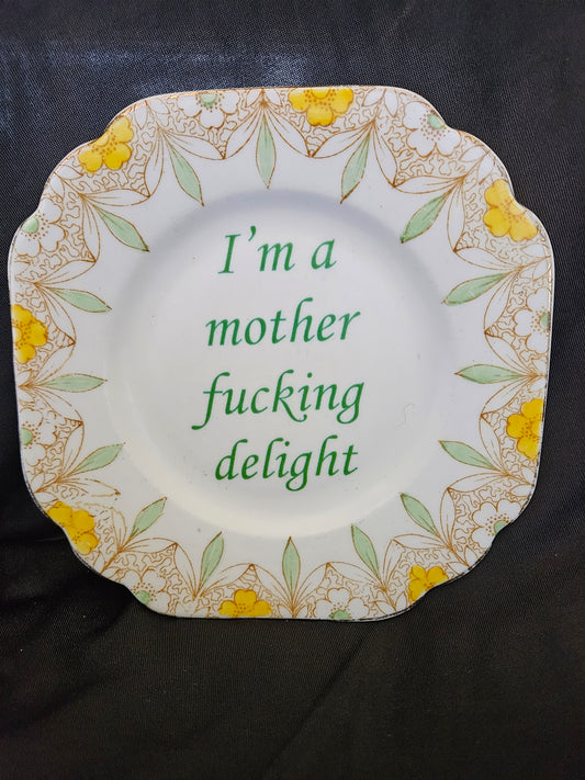 I'm a mother fucking delight Plate