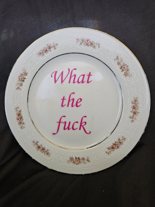 What the fuck Plate