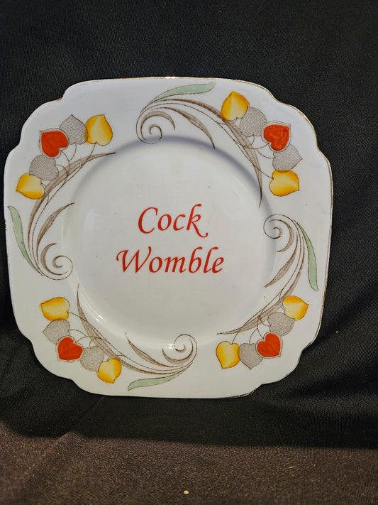 Cock Womble Plate