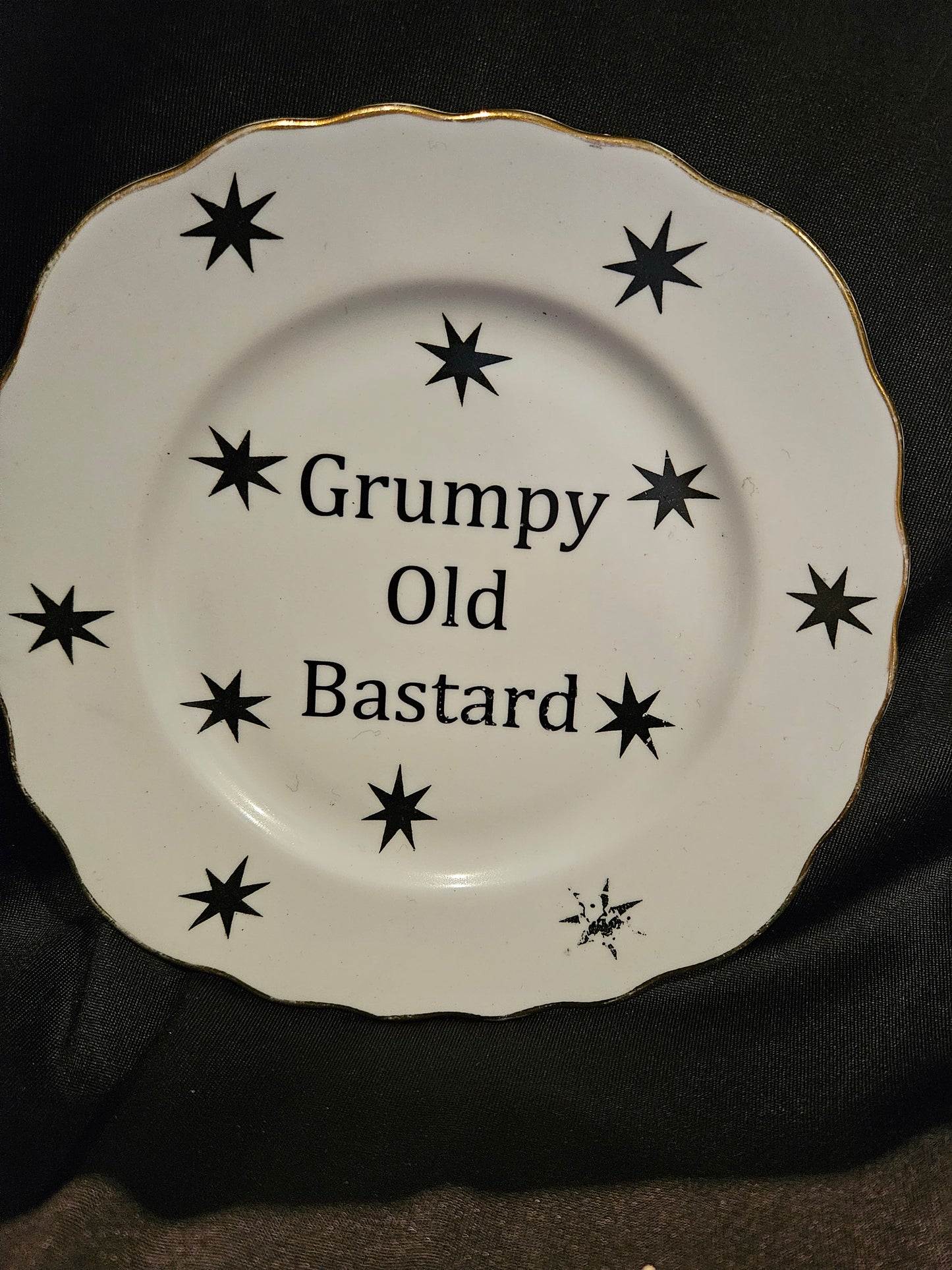Grumpy Old Bastard Plate