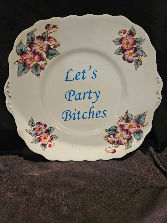Let's party bitches Plate