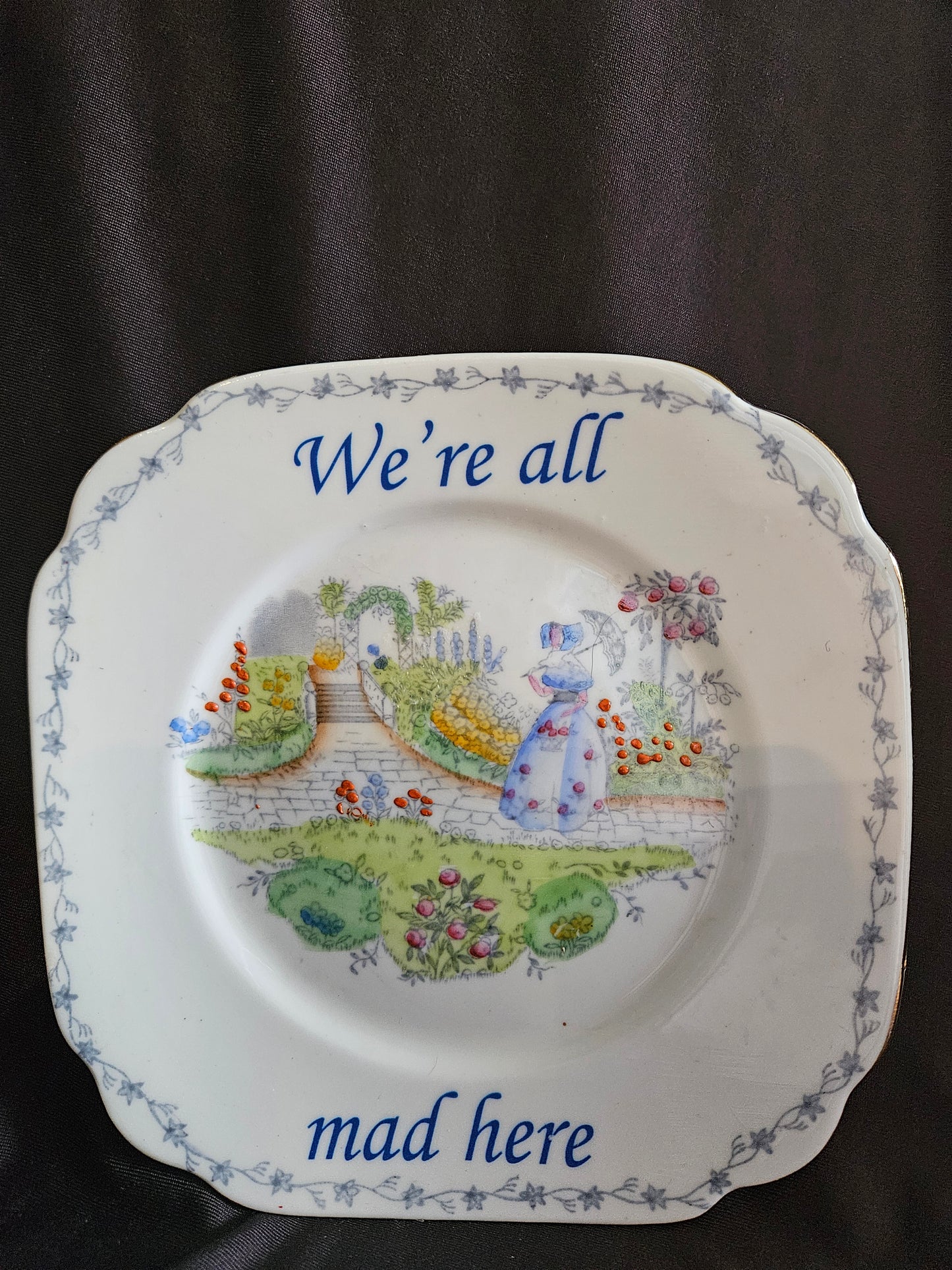 We're all mad here Plate